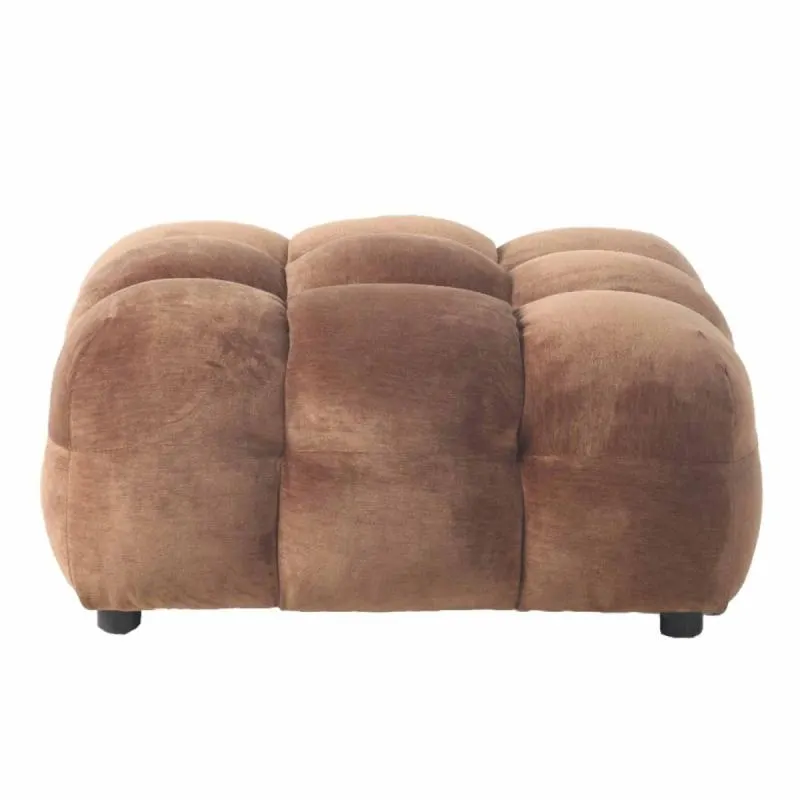 Reposapiés Hackman Terciopelo Cognac