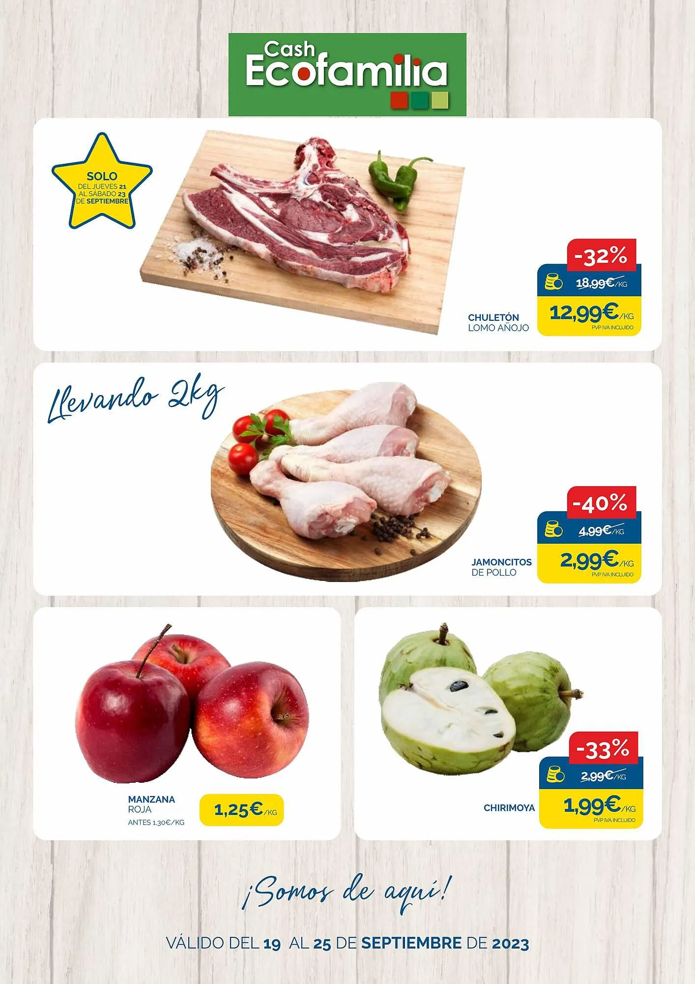 Catálogo de Folleto Cash Ecofamilia 19 de septiembre al 25 de septiembre 2023 - Página 1