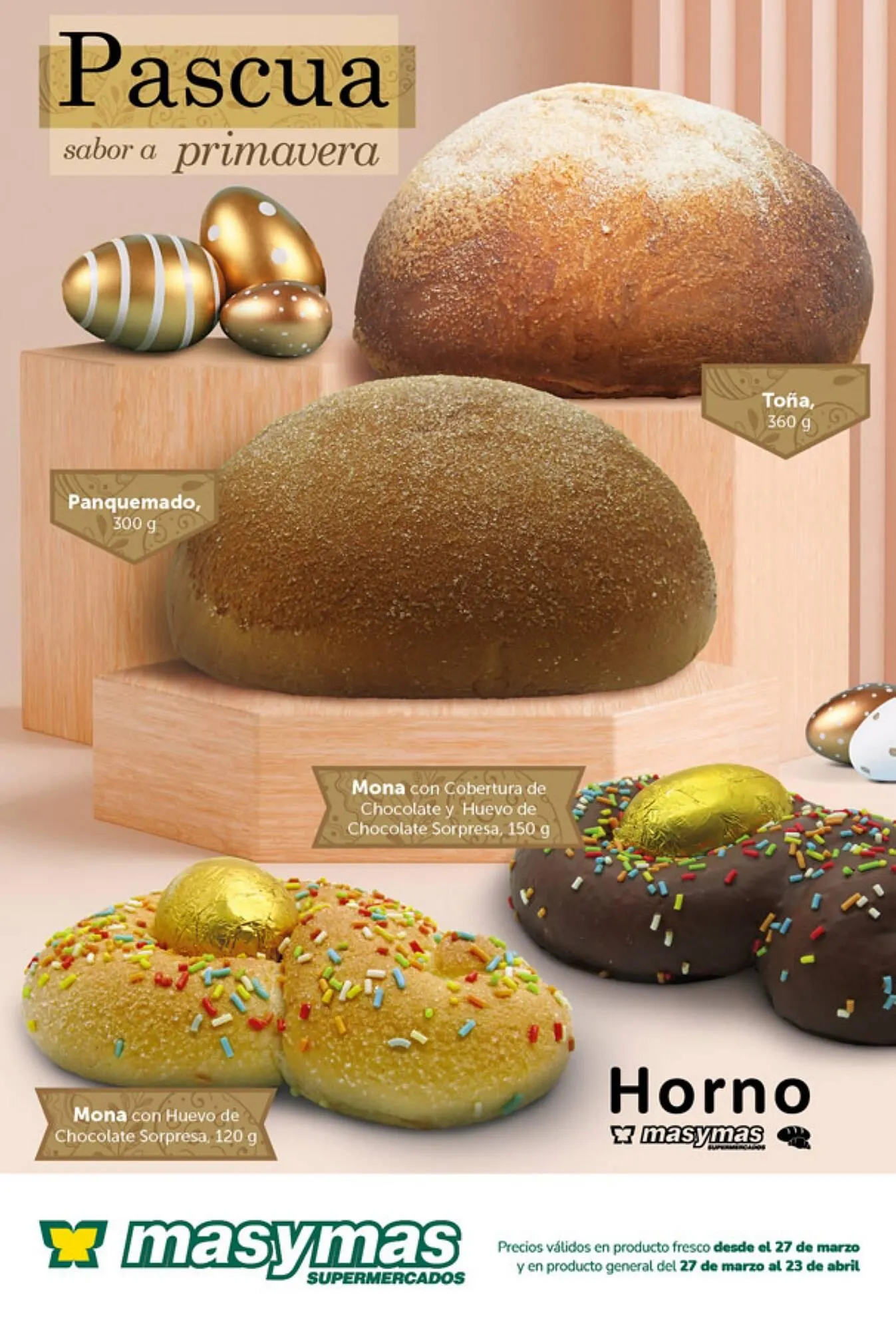Catálogo de Folleto Masymas 27 de marzo al 27 de abril 2026 - Página 1