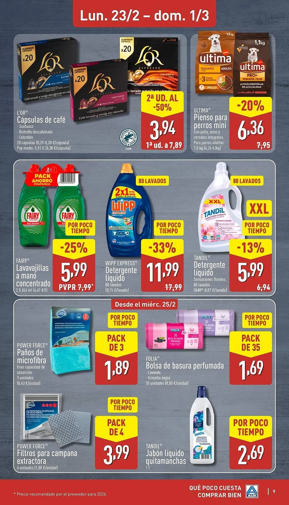 Catálogo de Folleto ALDI 23 de febrero al 1 de marzo 2026 - Página 9