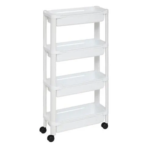 CARRITO EXTENSIBLE DE 4 NIVELES BLANCO