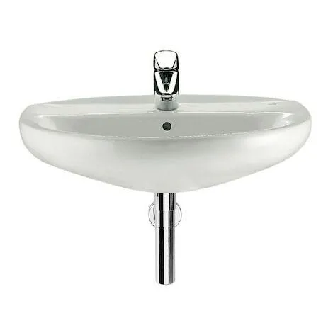 Lavabo de porcelana mural VICTORIA - ROCA Longitud: 52 mm