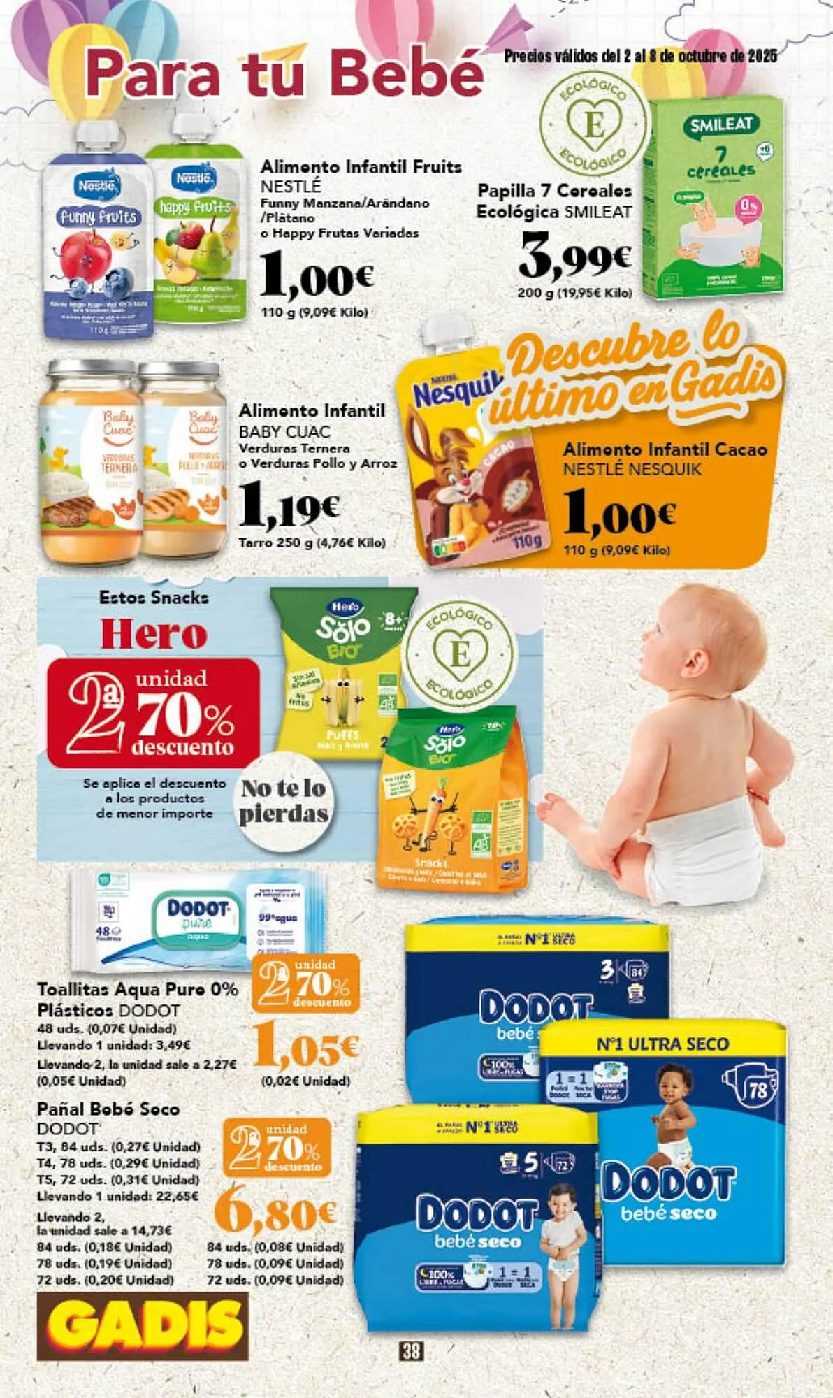 Catálogo de Folleto Gadis 2 de octubre al 8 de octubre 2025 - Página 38