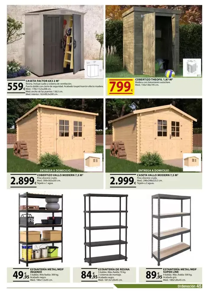 Catálogo de JARDINES Y TERRAZAS 2025 8 de mayo al 15 de julio 2025 - Página 45