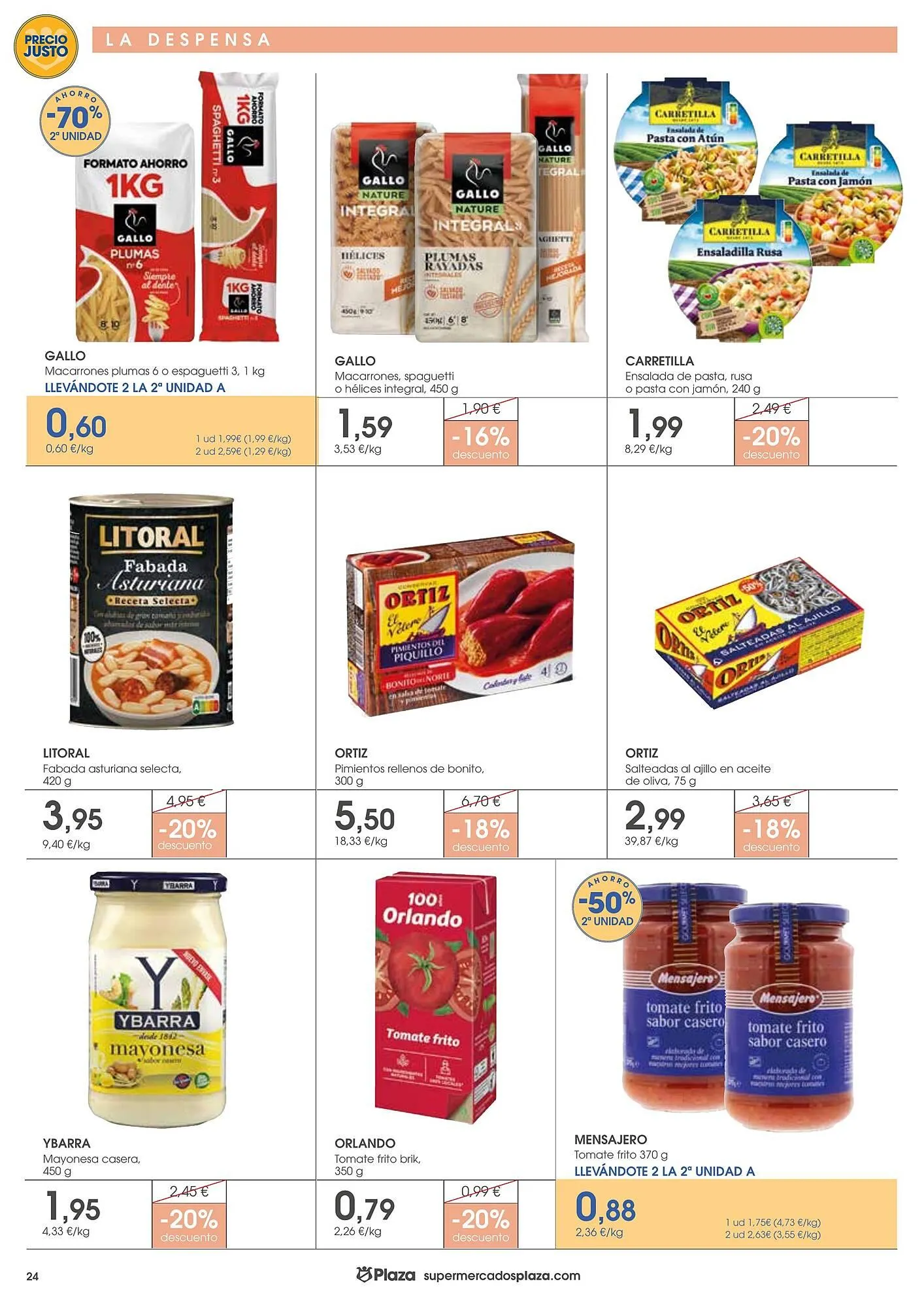 Catálogo de Folleto Supermercados Plaza 23 de abril al 6 de mayo 2026 - Página 24