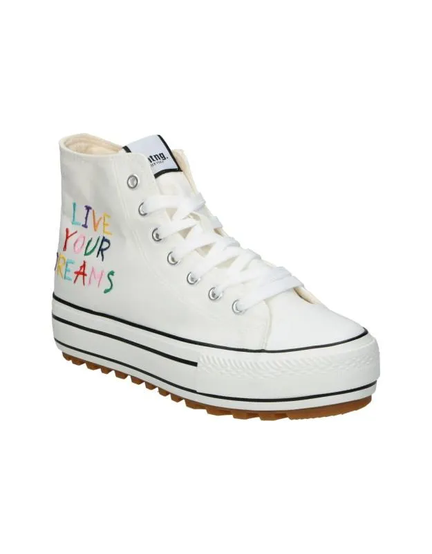 Zapatillas blancas altas Mustang Bigger T
