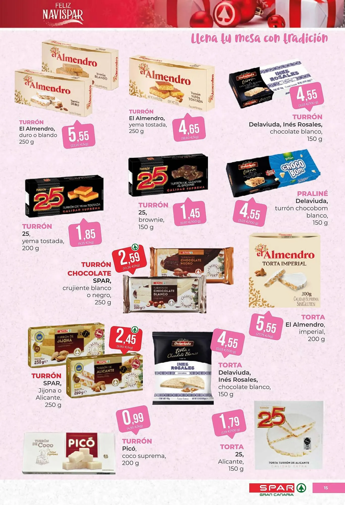 Catálogo de Folleto SPAR Gran Canaria 12 de diciembre al 25 de diciembre 2025 - Página 15