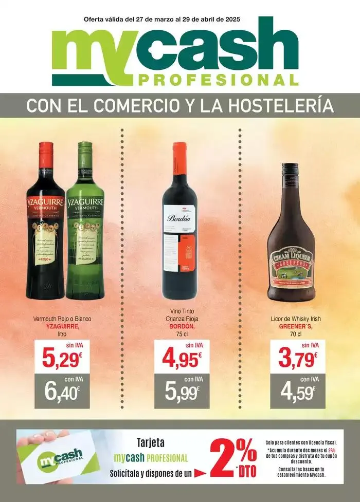 Catálogo de Con el comercio y la hostelería 27 de marzo al 29 de abril 2025 - Página 1