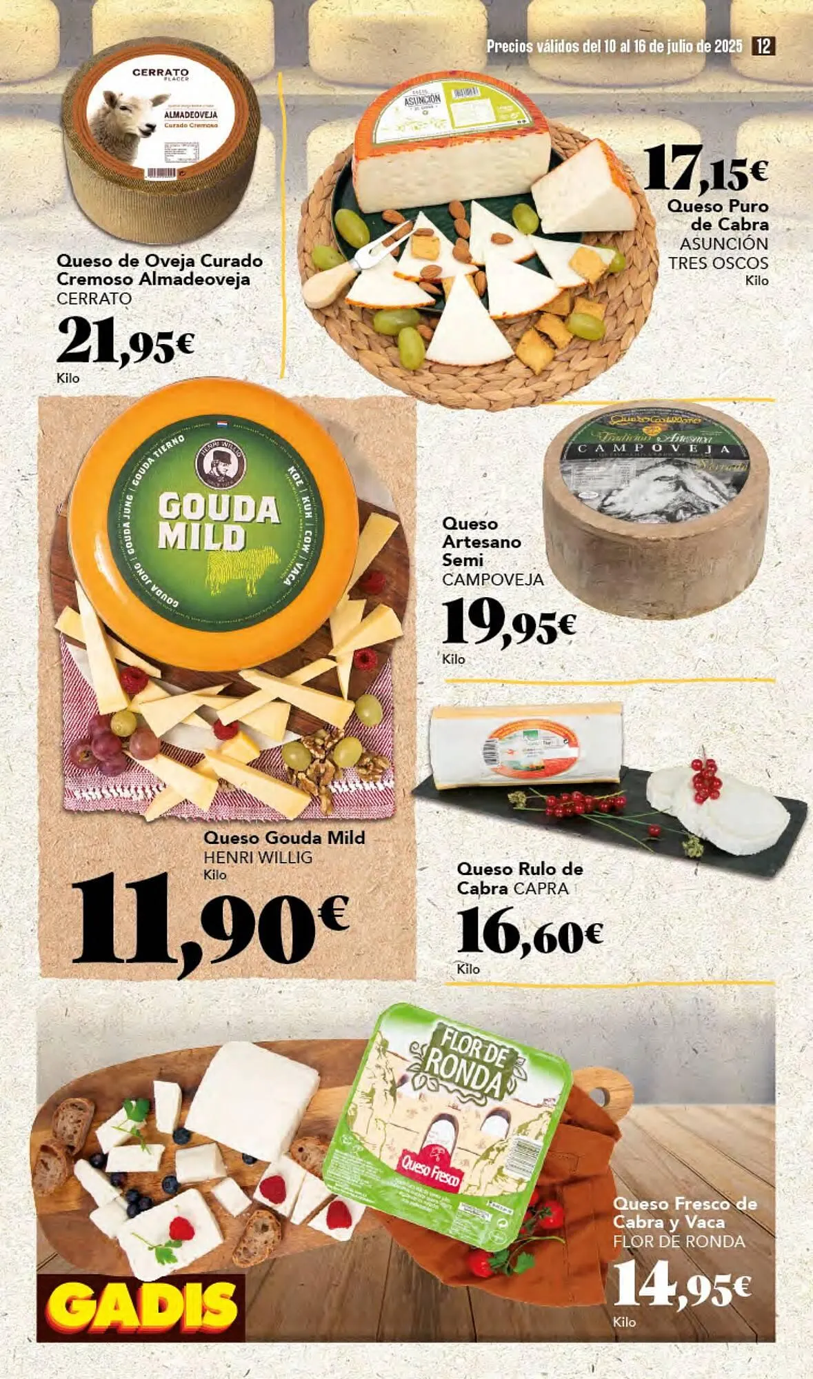 Catálogo de Folleto Gadis 10 de julio al 16 de julio 2025 - Página 12