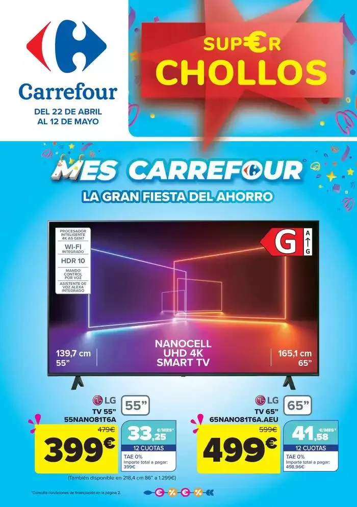 Catálogo de CHOLLOS NO ALIMENTACION 22 de abril al 12 de mayo 2025 - Página 1