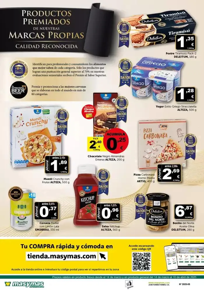 Catálogo de Catálogo Masymas 14 de marzo al 10 de abril 2025 - Página 14