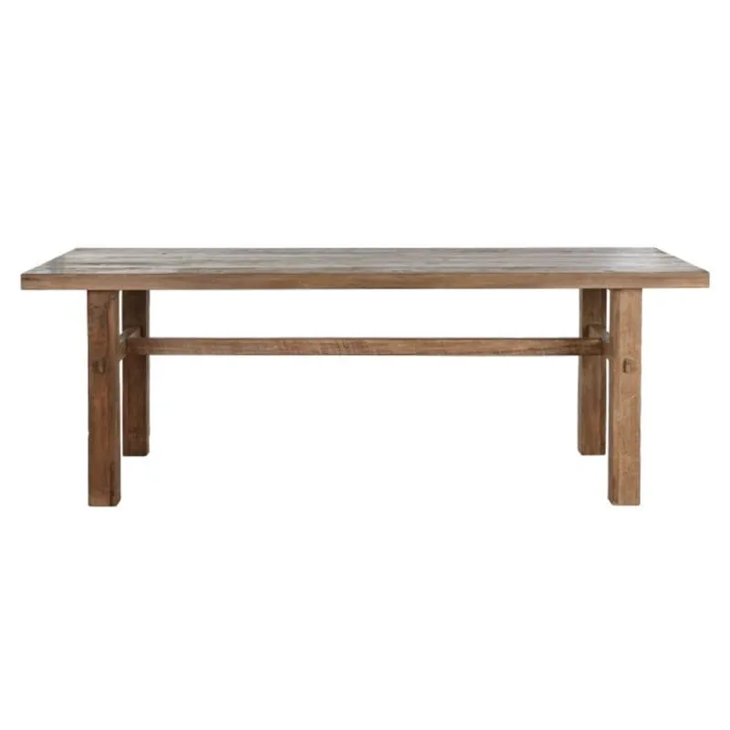 Recycled teak dining table 220cm