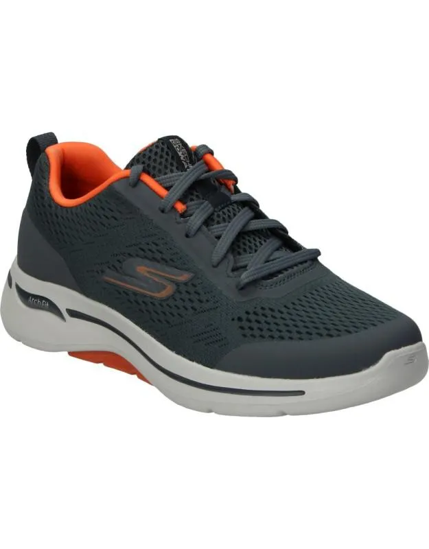 Zapatillas color gris de arch fit SKECHERS 216116-ccor
