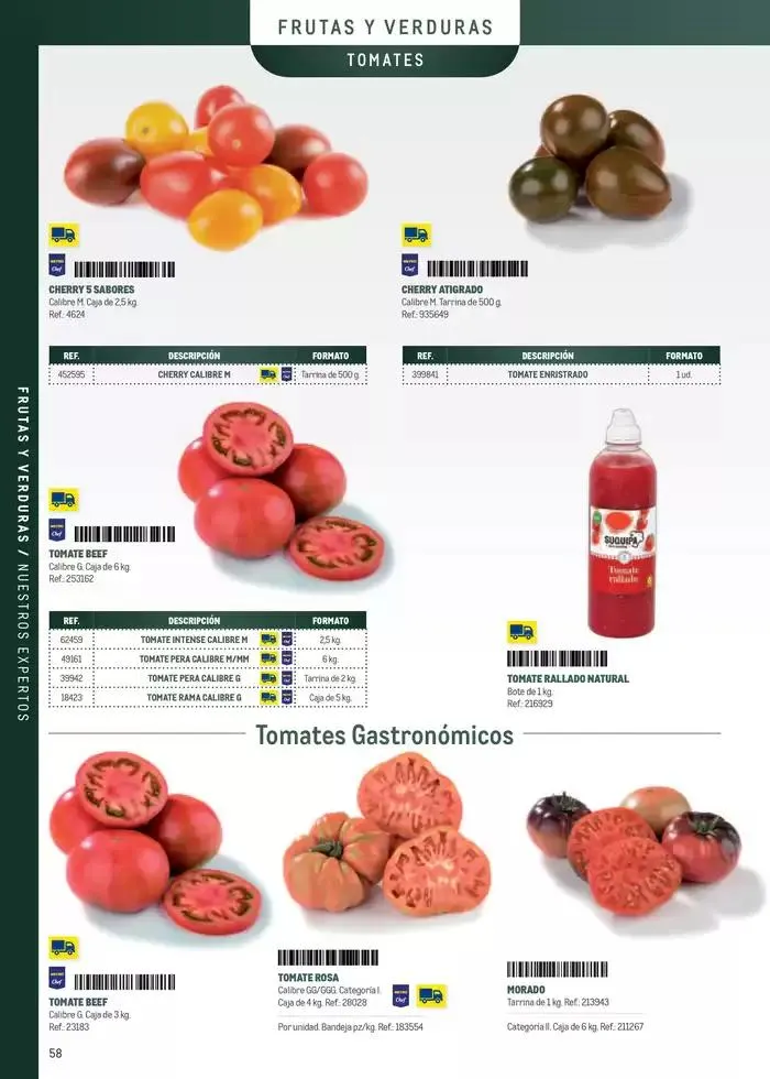 Catálogo de La mejor calidad y surtido para tu restaurante 8 de abril al 31 de diciembre 2025 - Página 58