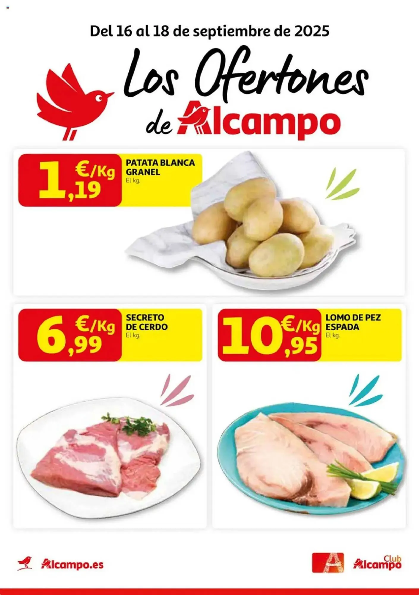 Catálogo de Folleto Alcampo 16 de septiembre al 18 de septiembre 2025 - Página 1