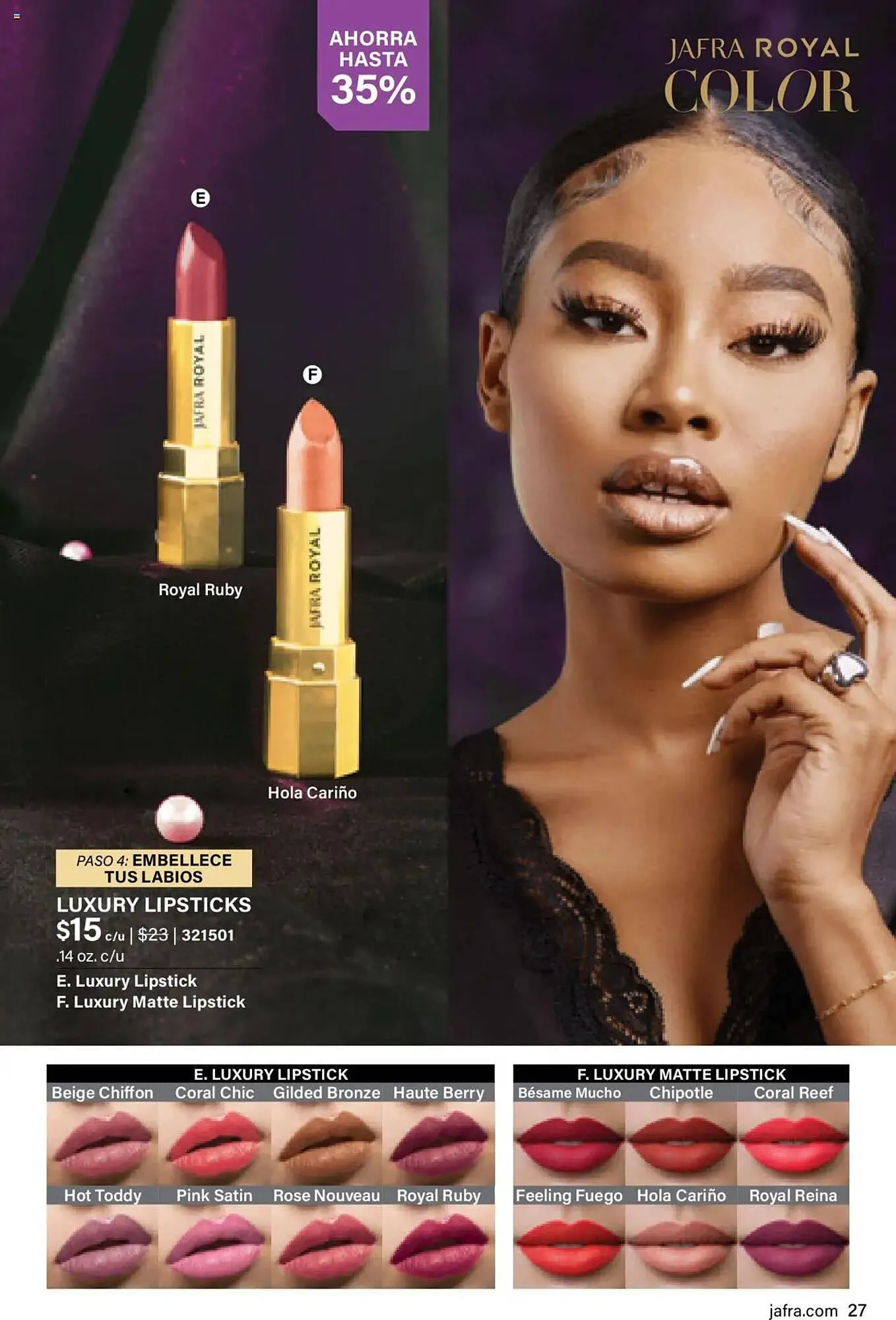 Catálogo de Folleto JAFRA 1 de enero al 31 de enero 2025 - Página 27