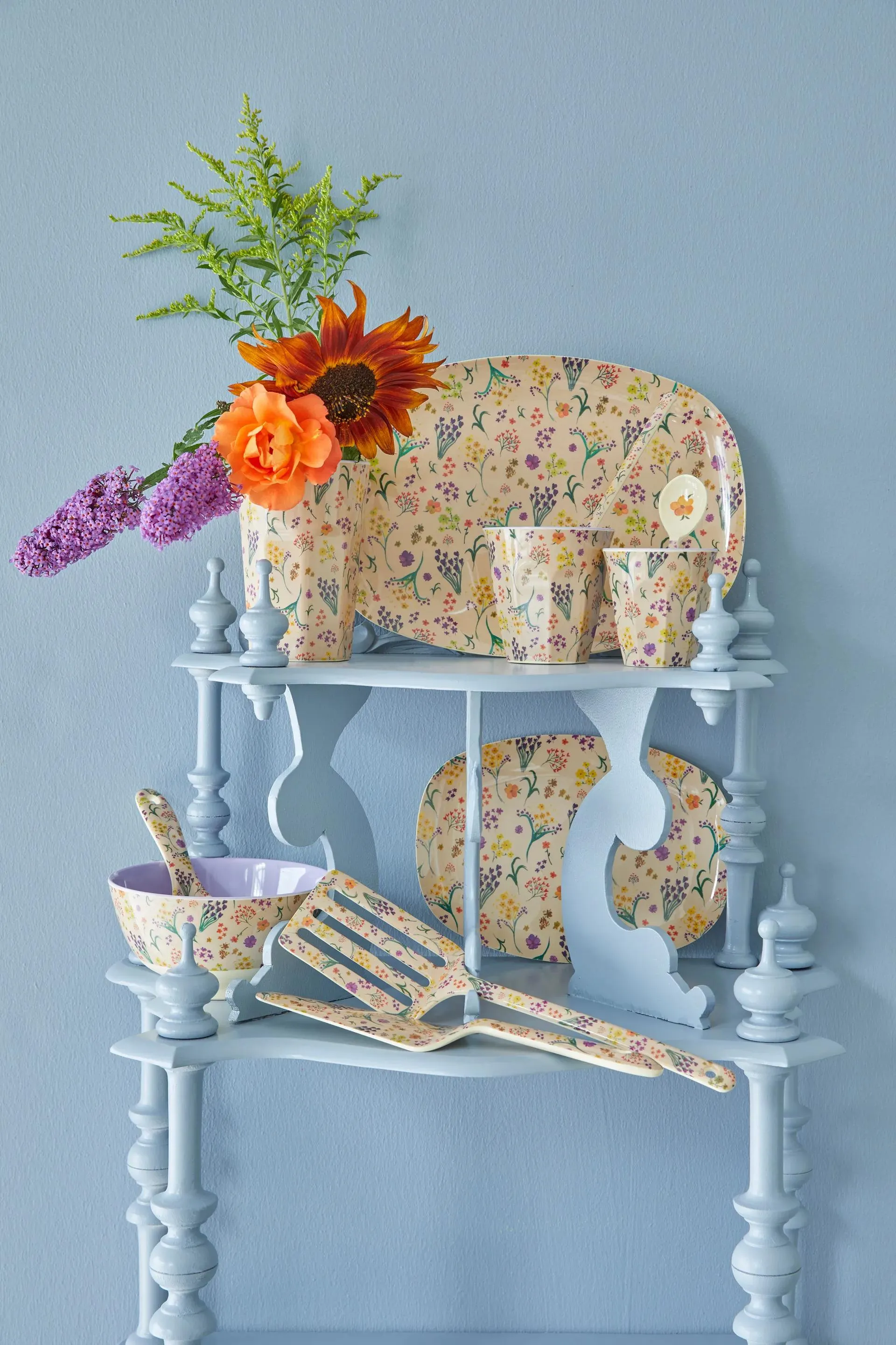 Taza melamina Rice mediana Wild flower