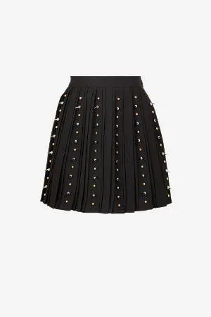 minifalda con apliques