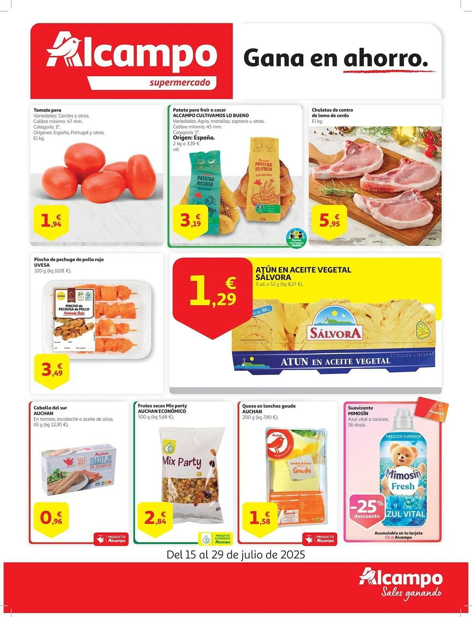Catálogo de Folleto Alcampo 16 de julio al 29 de julio 2025 - Página 1