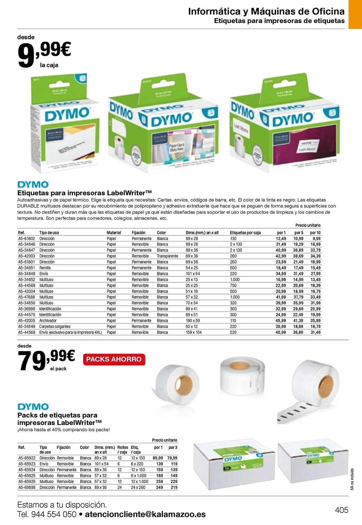 Catálogo de Folleto Staples Kalamazoo 19 de enero al 31 de diciembre 2026 - Página 405