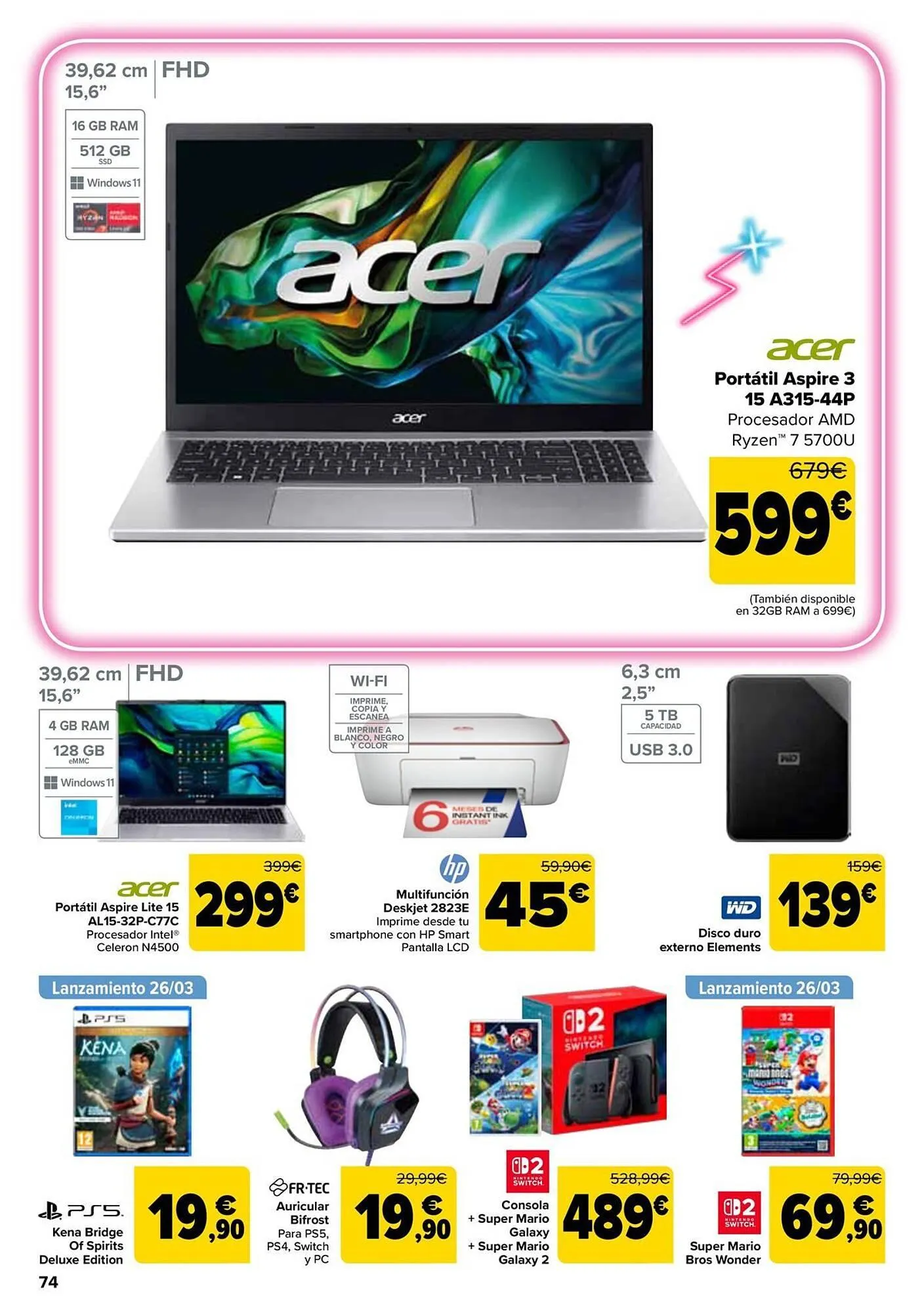 Catálogo de Folleto Carrefour 24 de marzo al 6 de abril 2026 - Página 74