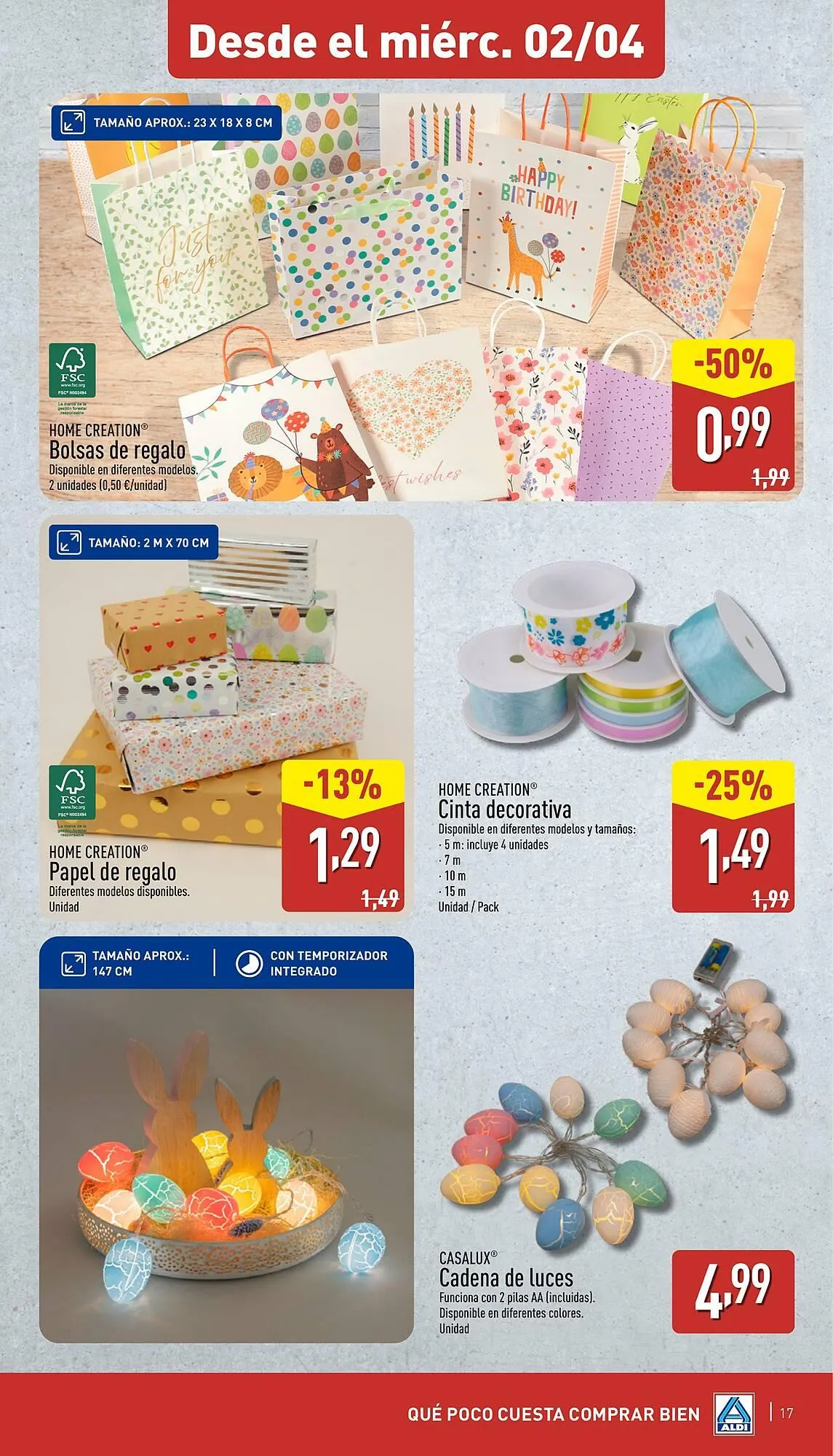 Catálogo de Folleto ALDI 2 de abril al 6 de abril 2025 - Página 17