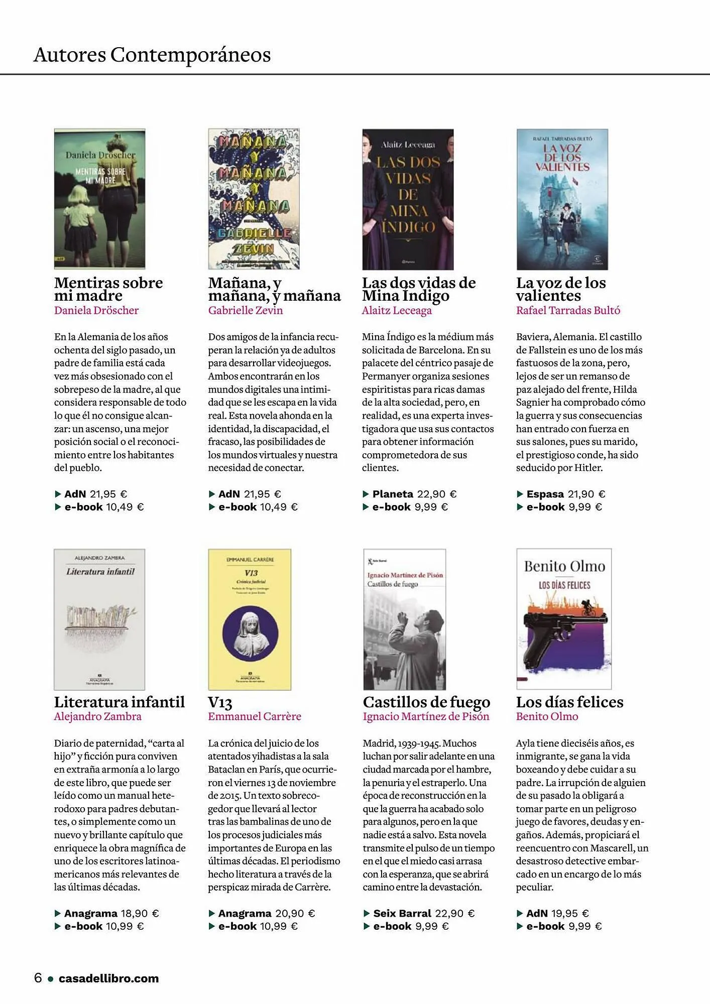 Catálogo de Folleto Casa del Libro 5 de julio al 31 de julio 2023 - Página 6