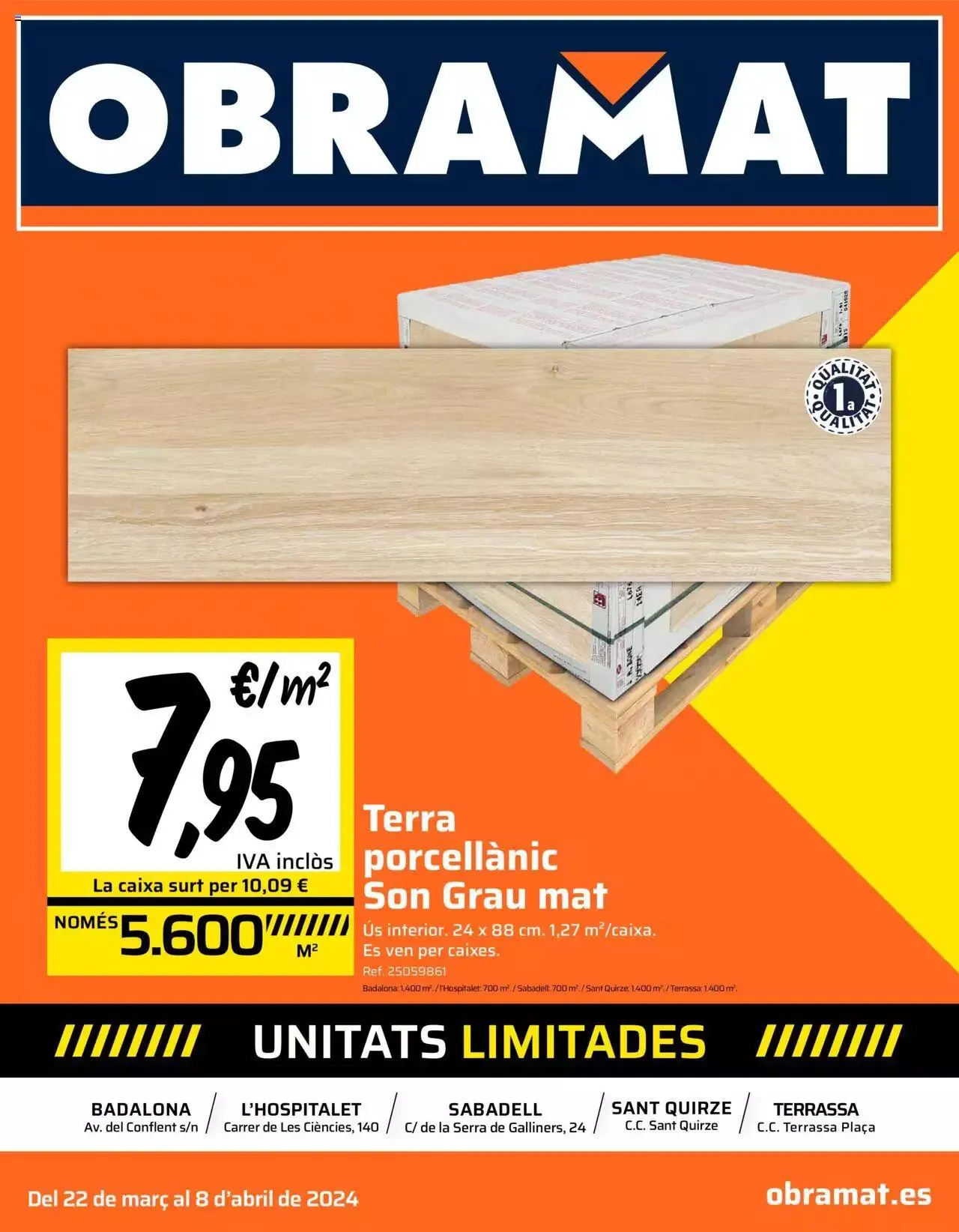 Catálogo de Obramat folleto 22 de marzo al 8 de abril 2024 - Página