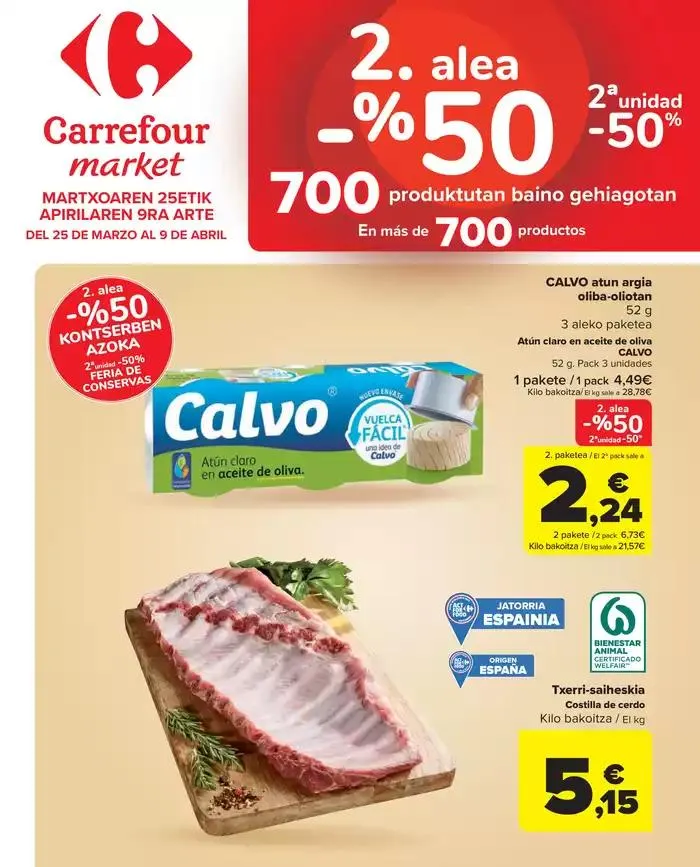 Catálogo de 2ªunidad -50% En más de 700 productos 25 de marzo al 9 de abril 2025 - Página 1