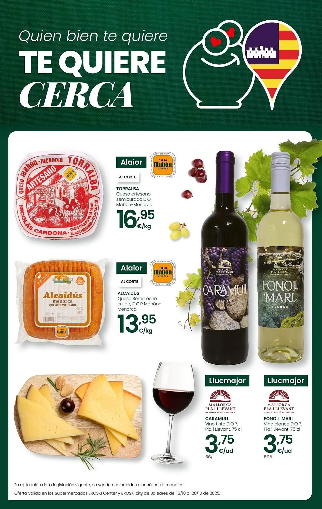 Catálogo de Folleto Eroski 16 de octubre al 28 de octubre 2025 - Página 1