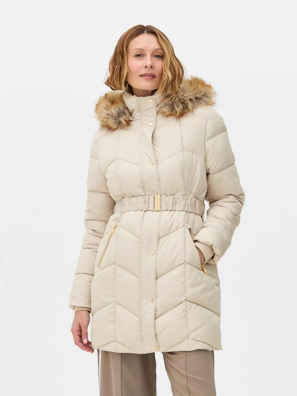 Chaqueta acolchada con capucha