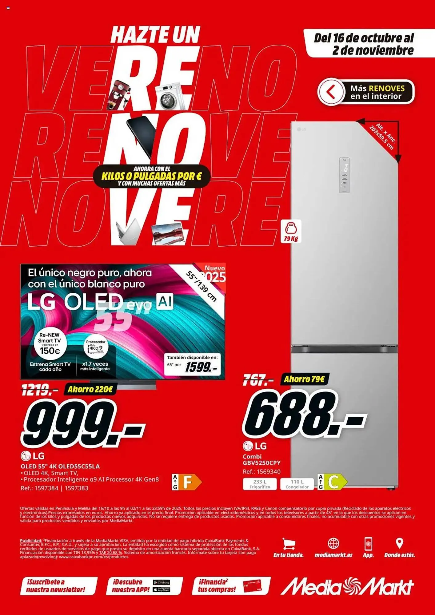 Catálogo de Folleto MediaMarkt 16 de octubre al 2 de noviembre 2025 - Página 1