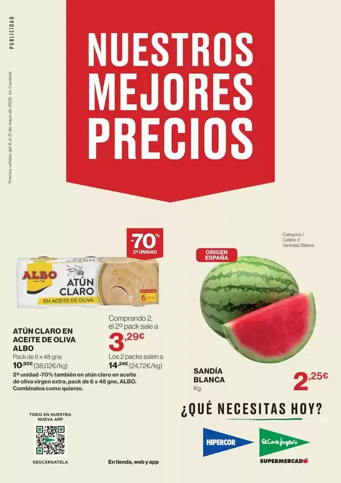 Catálogo de Nuestros Mejores Precios 8 de mayo al 21 de mayo 2025 - Página 1