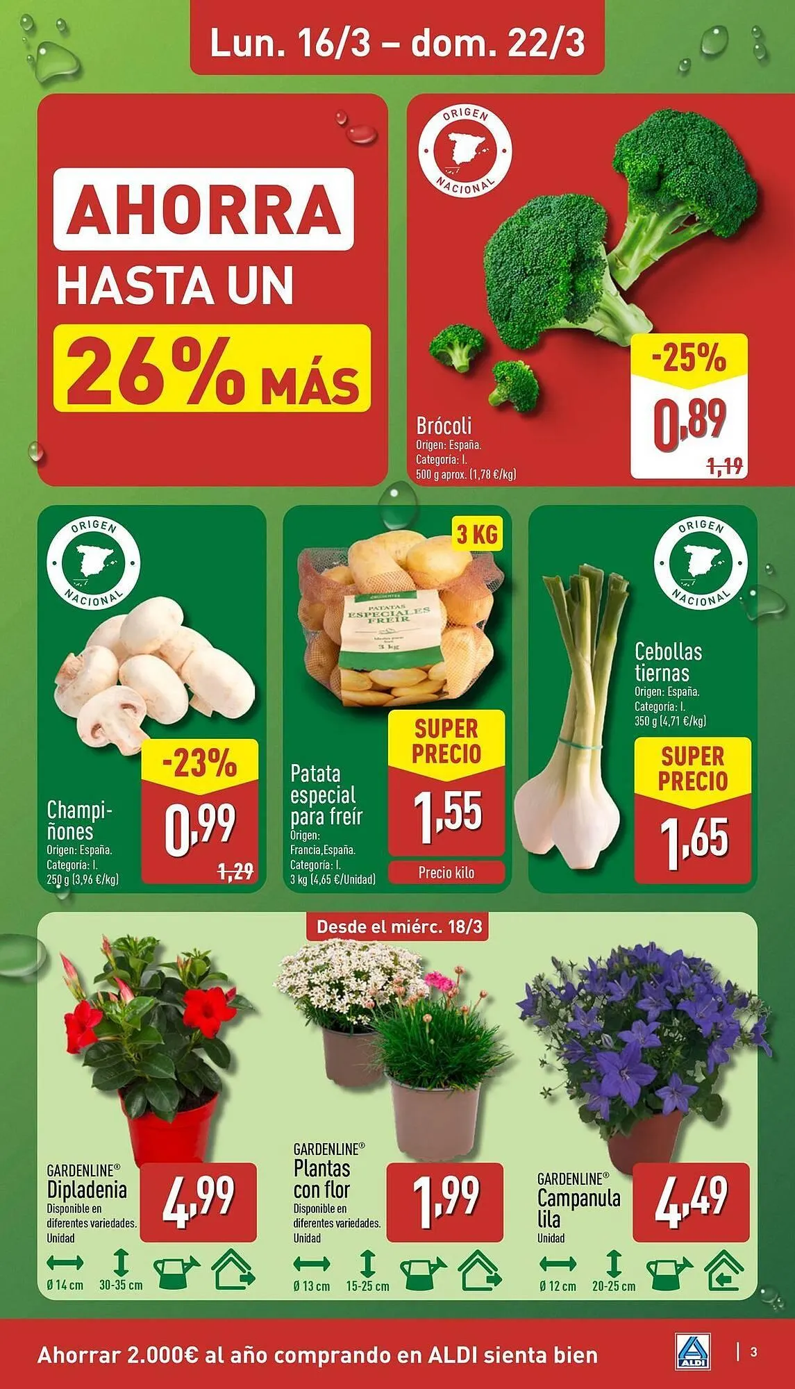 Catálogo de Folleto ALDI 16 de marzo al 22 de marzo 2026 - Página 3
