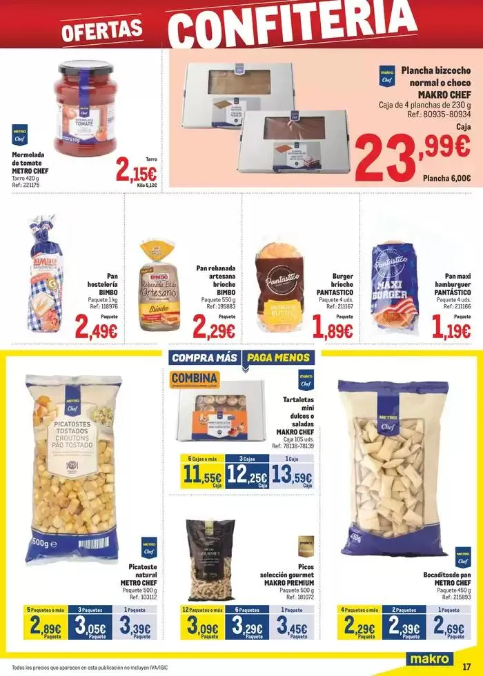 Catálogo de Makro Precios Canarias 5 de mayo al 1 de junio 2025 - Página 17