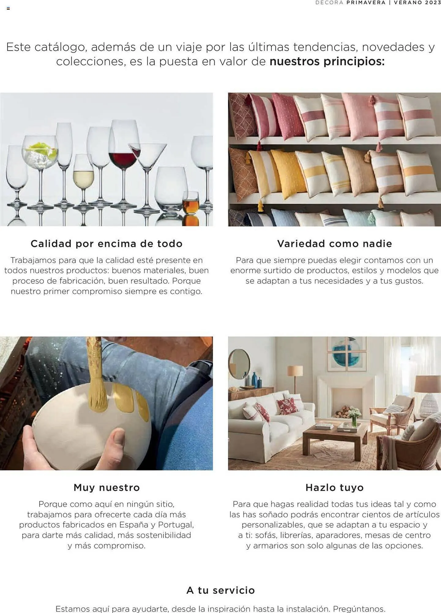 Catálogo de Folleto El Corte Inglés 26 de abril al 30 de septiembre 2023 - Página 3