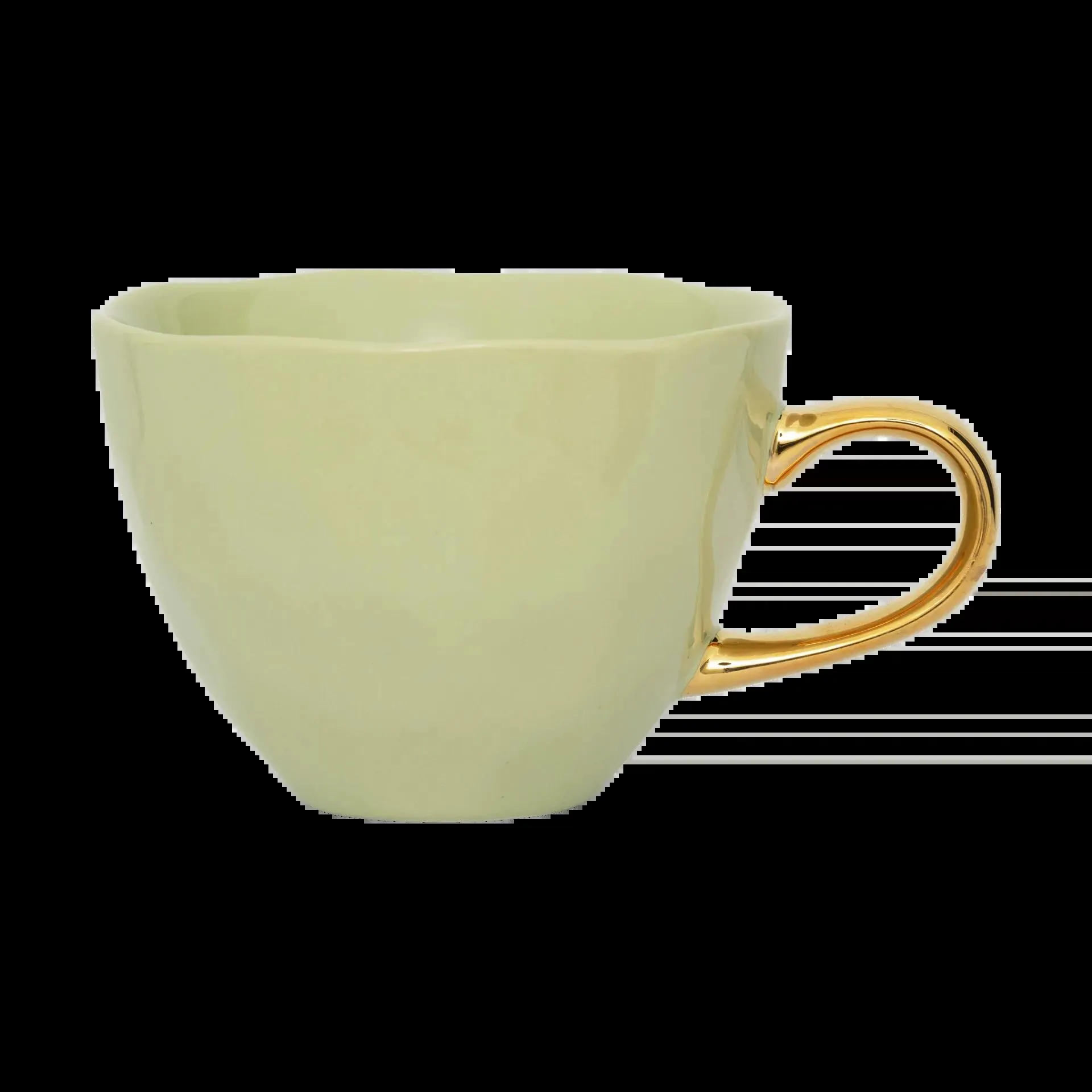 Good Morning cappuccino mug 30 cl Pale green
