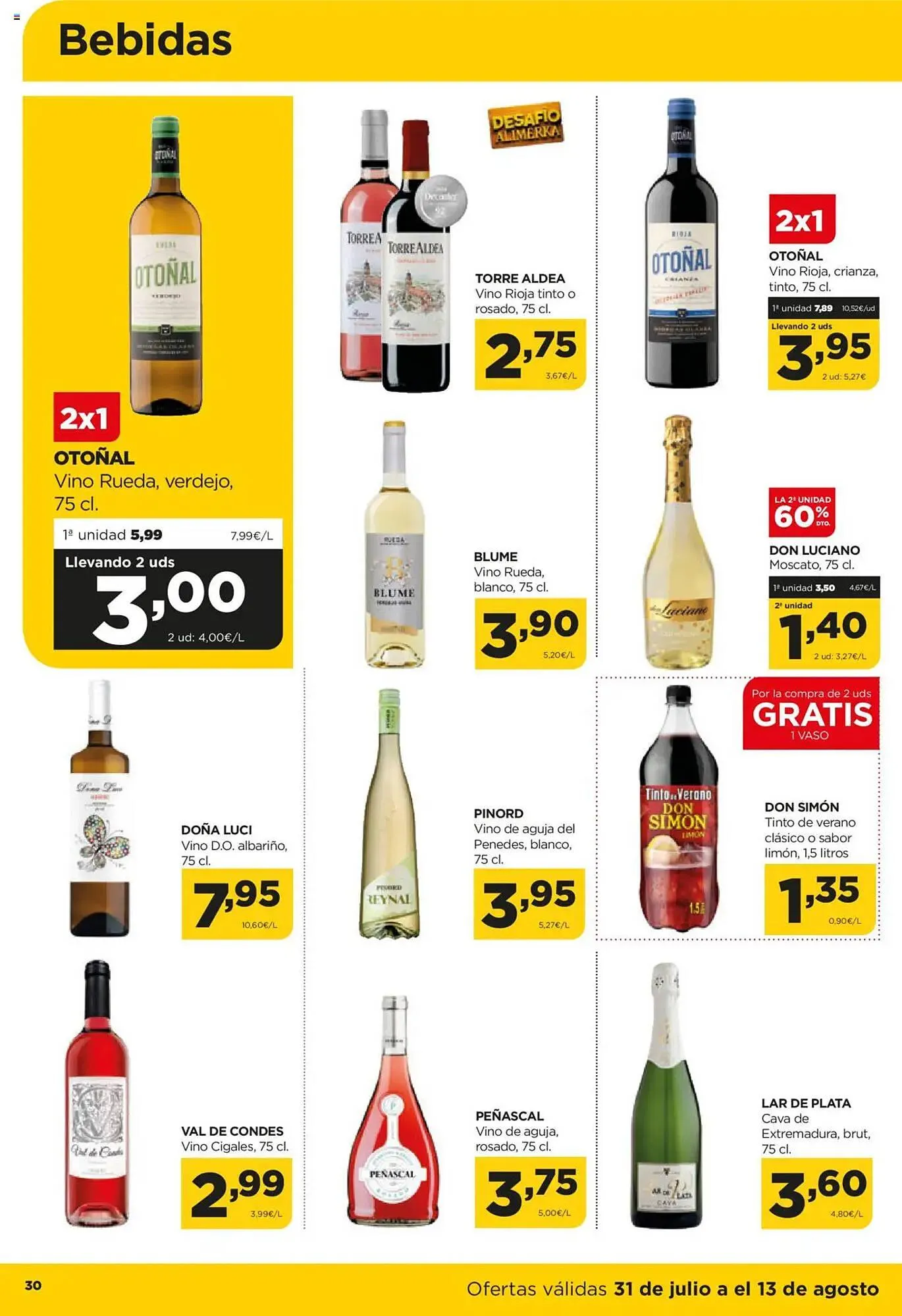 Catálogo de Folleto Alimerka 31 de julio al 13 de agosto 2025 - Página 32