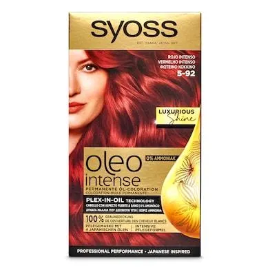 Tinte rojo intenso nº5-92 Syoss caja 1 unidad