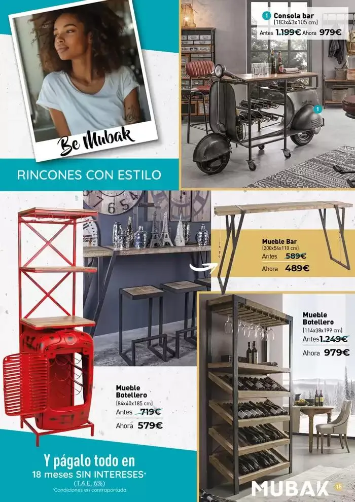 Catálogo de Especial Muebles Auxiliares 4 de noviembre al 4 de enero 2025 - Página 15