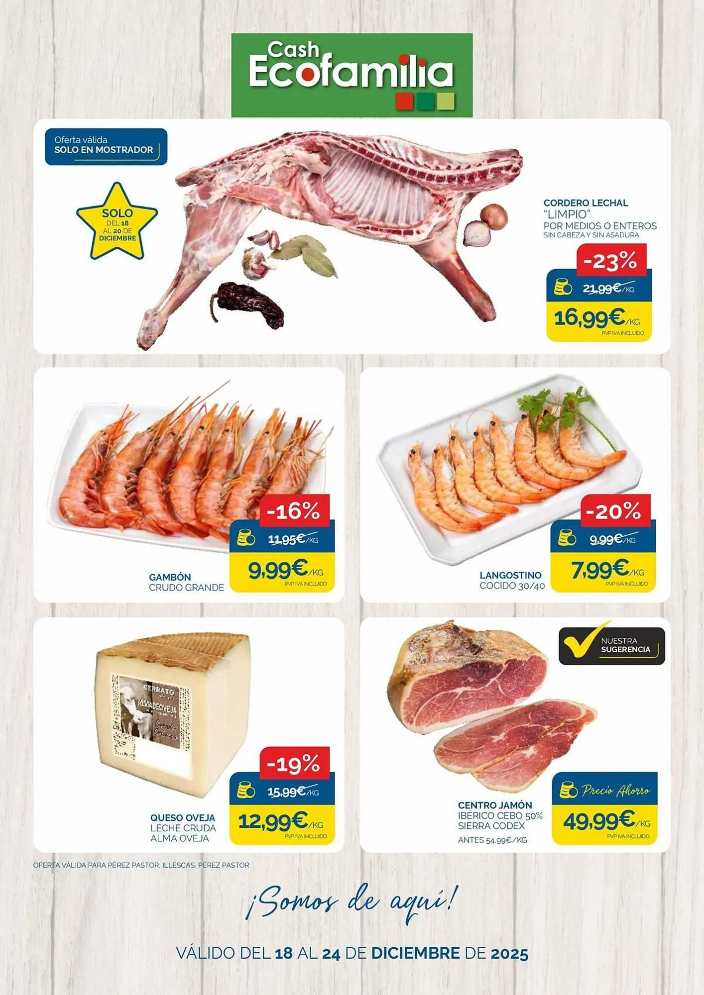Catálogo de Folleto Cash Ecofamilia 18 de diciembre al 24 de diciembre 2025 - Página 1