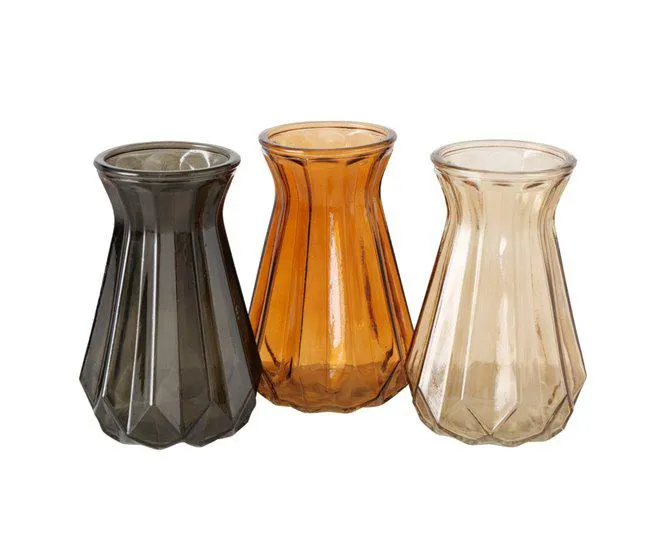 Jarrón decorativo LIMY surtido material cristal