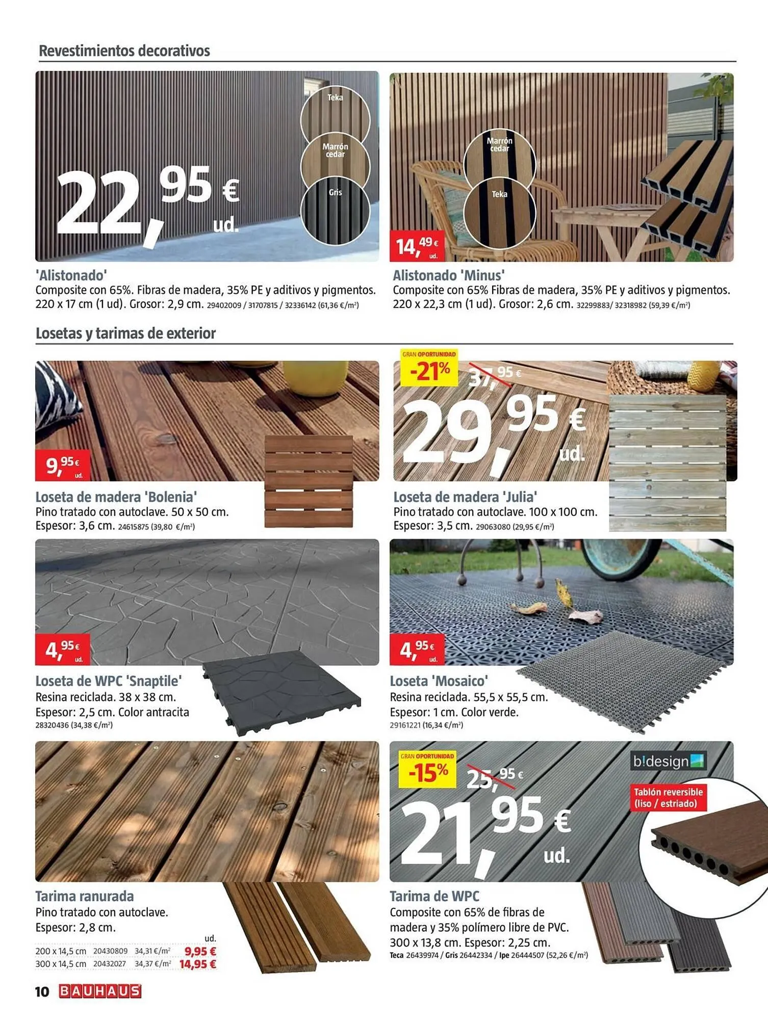 Catálogo de Folleto Bauhaus 24 de julio al 27 de agosto 2025 - Página 10