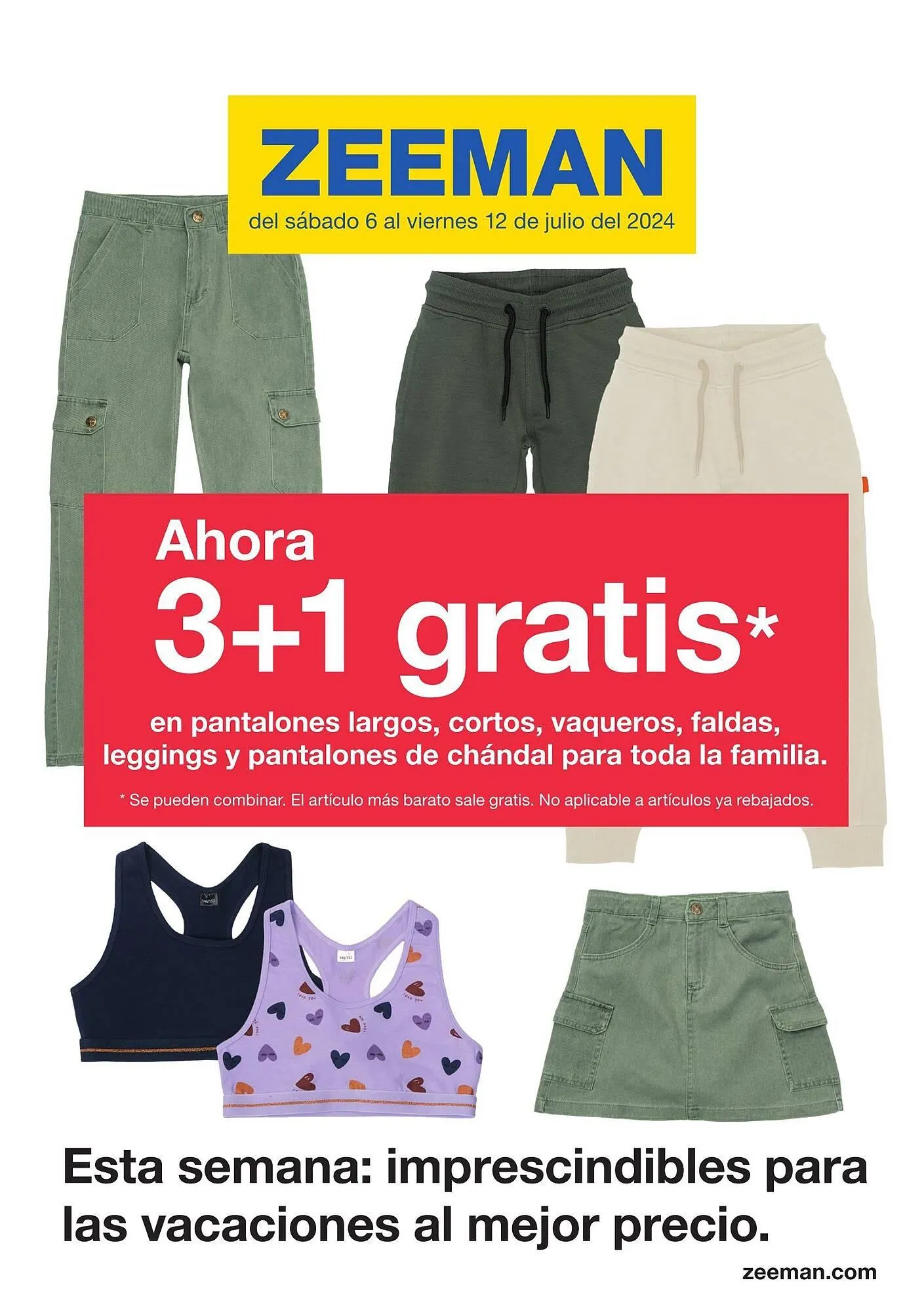 Catálogo de Folleto Zeeman 6 de julio al 12 de julio 2024 - Página 1