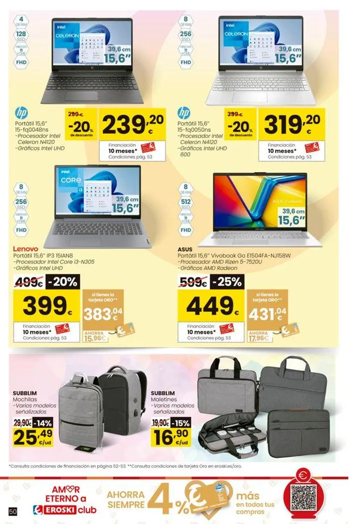 Catálogo de Ofertas Vuelta al Cole EROSKI 22 de agosto al 18 de septiembre 2024 - Página 50