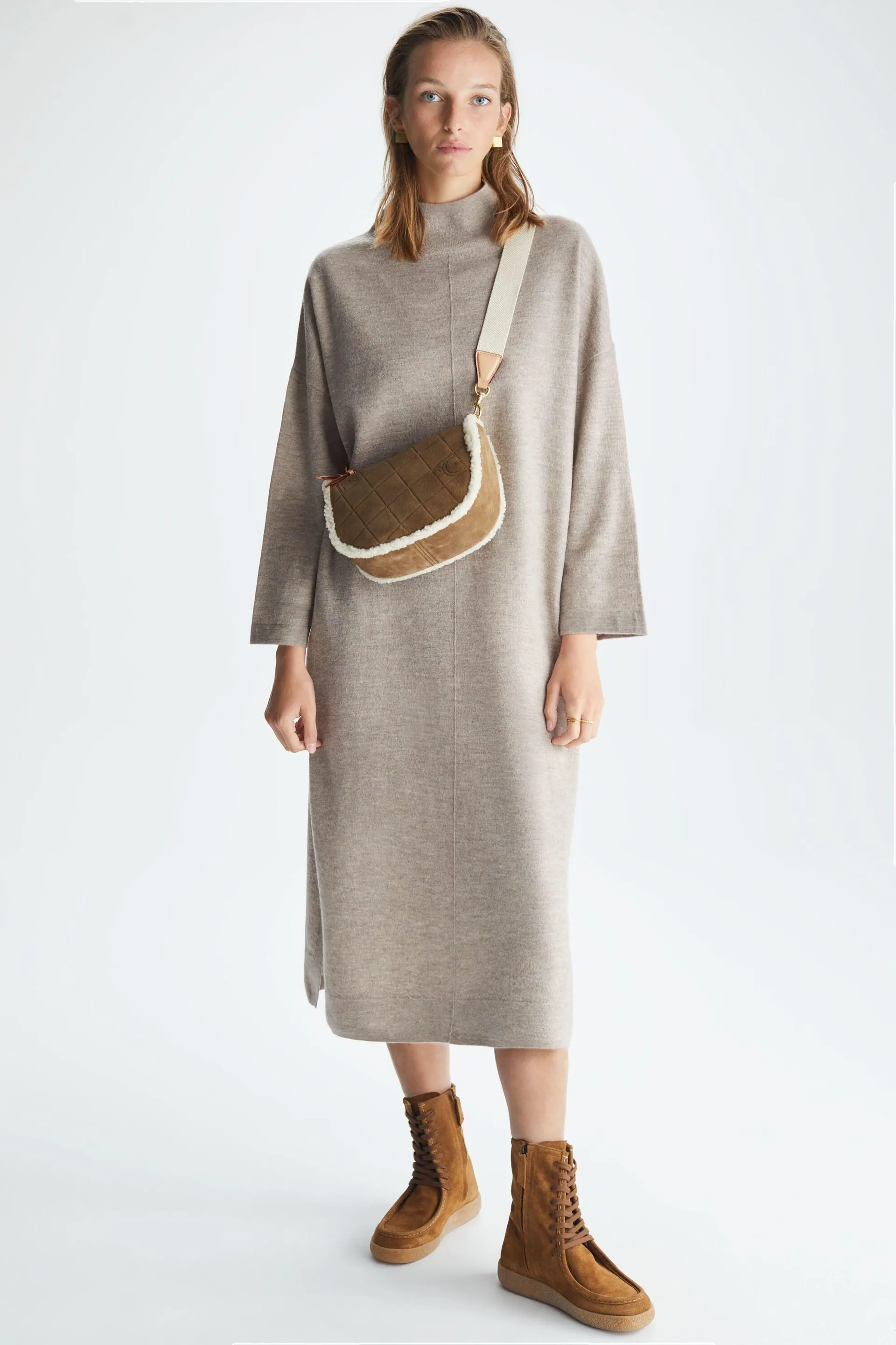 Vestido oversize lana