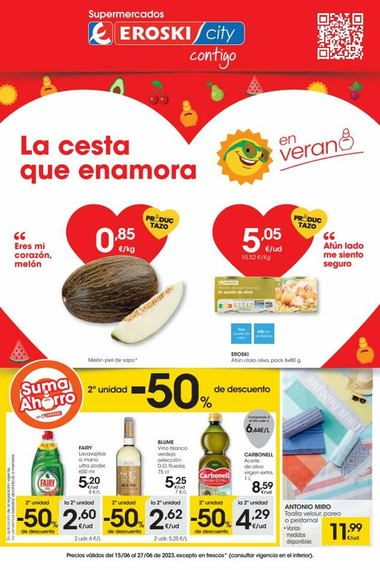 Catálogo de Eroski Oferta actual 28 de mayo al 11 de junio 2024 - Página 1