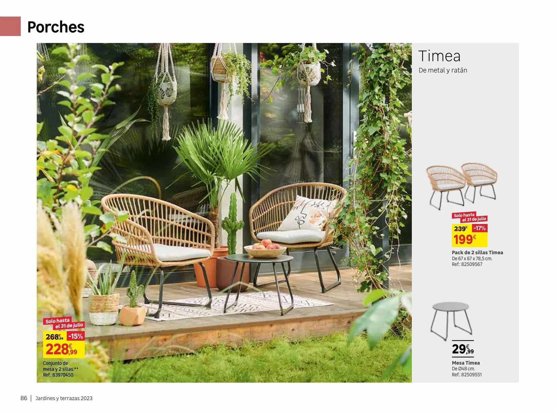 Catálogo de Folleto Leroy Merlin 9 de junio al 31 de julio 2023 - Página 86