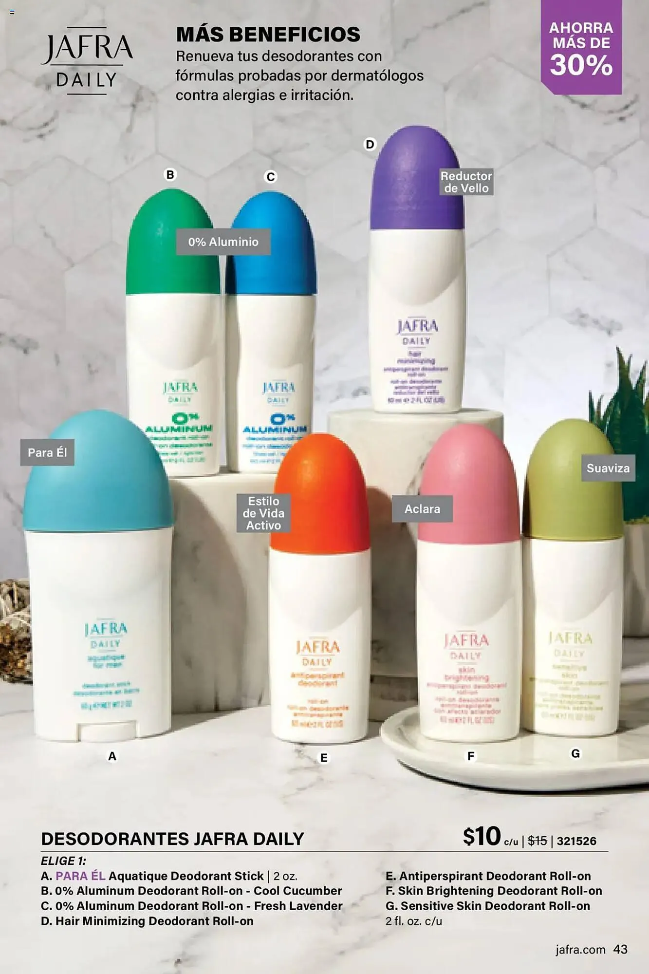 Catálogo de Folleto JAFRA 1 de enero al 31 de enero 2025 - Página 43