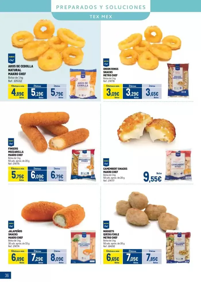 Catálogo de Especial Congelados Centro 5 de mayo al 1 de junio 2025 - Página 36